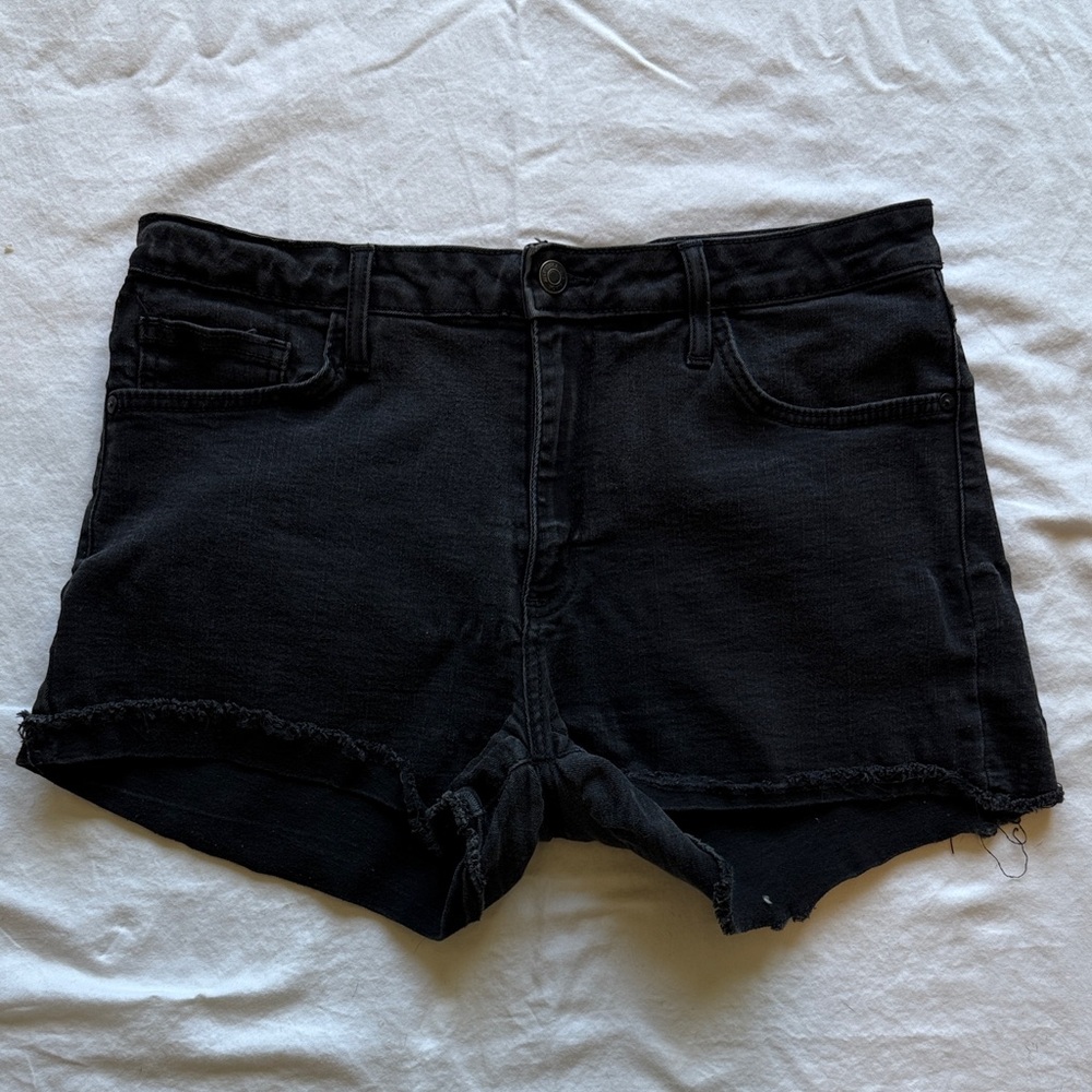 Just Black Women's Dark Jean Shorts